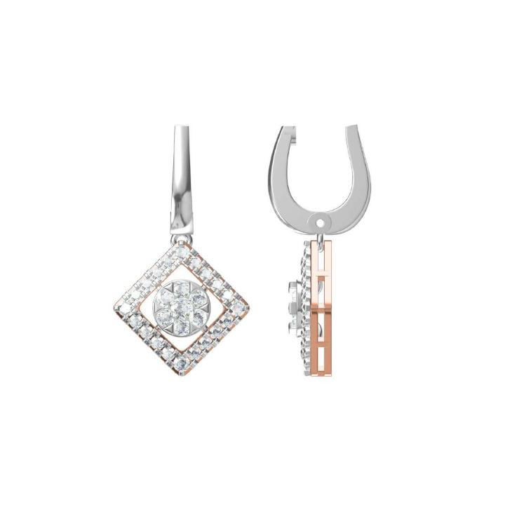 Argus Round Diamond Earrings