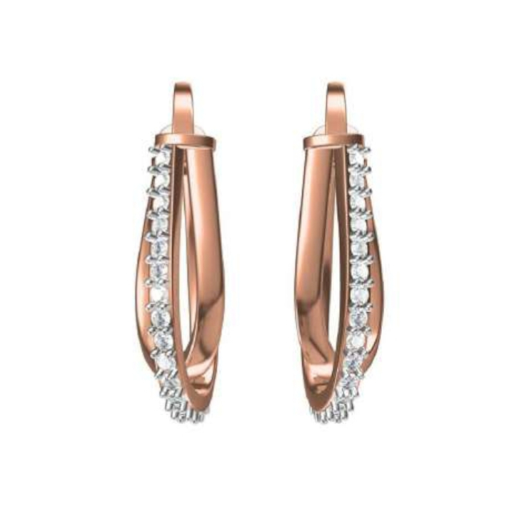 Linear Diamond Earrings