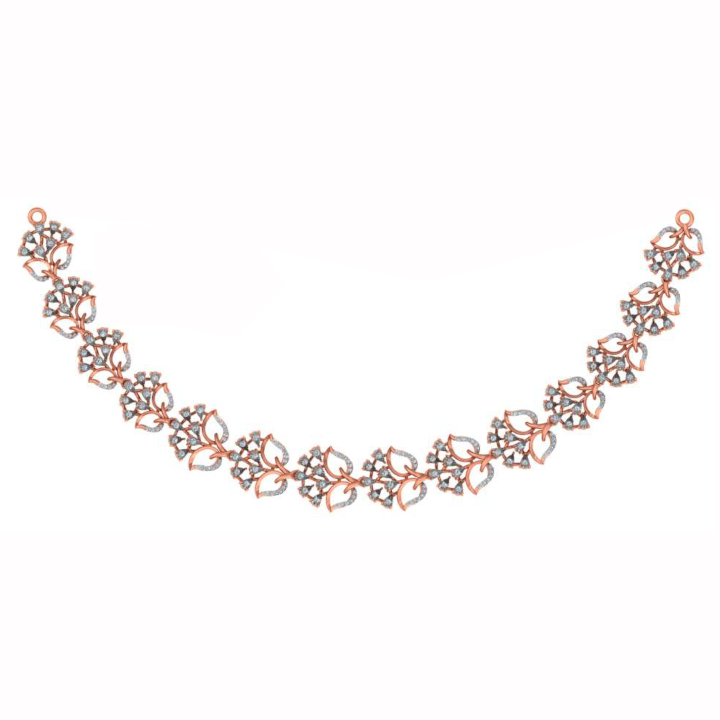 Floral Diamond Necklace