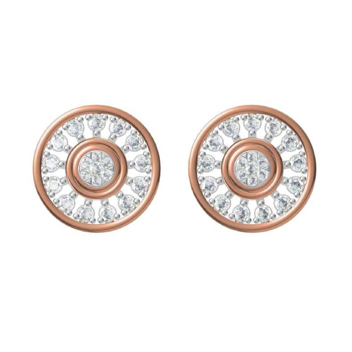 Round Diamond Stud