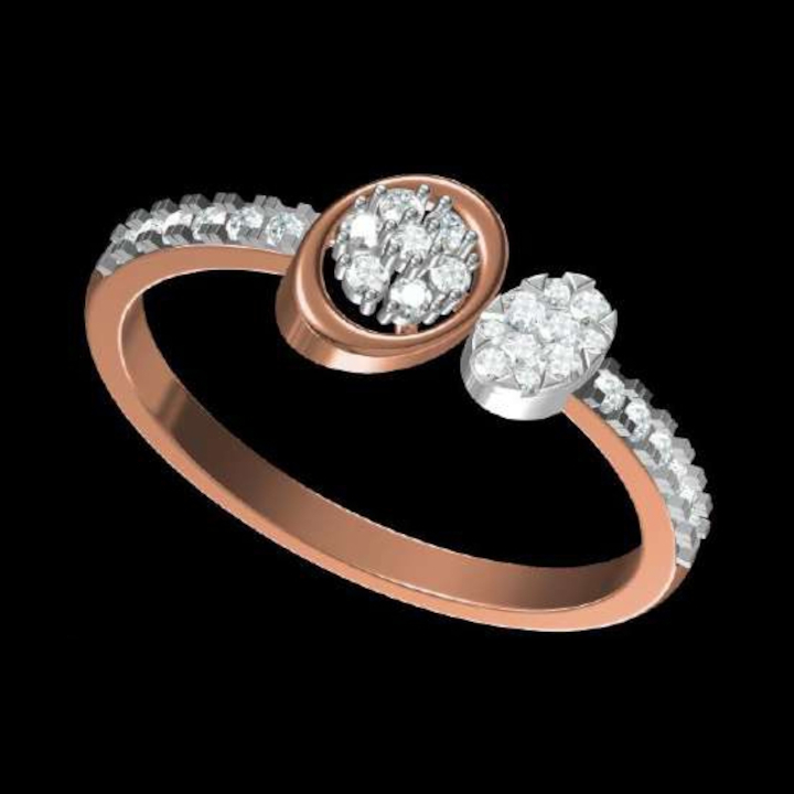 Oval Diamond Women Ring