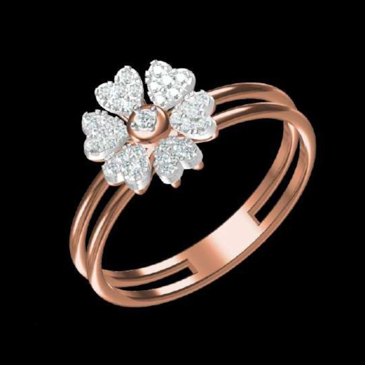 Floral Diamond  Ring